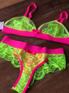 Conjunto Neon Rosa e Pink - comprar online