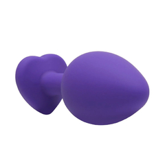 PLUG ANAL SILICONE CORAÇÃO M - comprar online