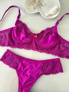 Conjunto renda sem bojo - Angel Lingerie