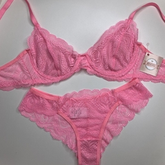 Conjunto Rosa de renda