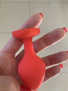 Imagem do PLUG ANAL SILICONE CORAÇÃO M