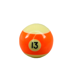 Borboleta para Estante de Pratos 8mm Fêmea Bola de Sinuca Treze (Pool Ball Nº13) Pequena