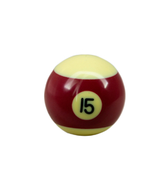 Borboleta para Estante de Pratos 8mm Fêmea Bola de Sinuca Quinze (Pool Ball Nº15) Grande