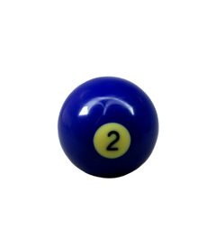 Borboleta para Estante de Pratos 8mm Fêmea Bola de Sinuca Dois (Pool Ball Nº2) Pequena