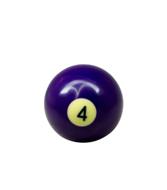 Borboleta para Estante de Pratos 8mm Fêmea Bola de Sinuca Quatro (Pool Ball Nº4) Grande