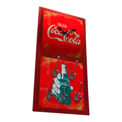 Relógio Com Ganchos Coca-Cola (Hand Bottle)