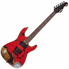 Guitarra Phoenix Stratocaster Marvel Iron Man