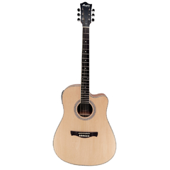 Violão Tagima Memphis Folk Aço Eletroacústico MW-20 EQ Cutway Natural Satinado