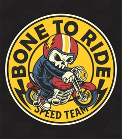 Camiseta HMC Premium (Bone To Ride) Rock Wear