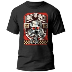 Camiseta HMC Premium (Motorcycle Built For Speed) Rock Wear