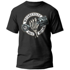 Camiseta HMC Premium (Skeleton Piston) Rock Wear