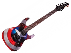 Guitarra Phoenix Stratocaster Marvel Capitão América