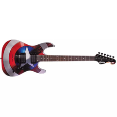 Guitarra Phoenix Stratocaster Marvel Capitão América