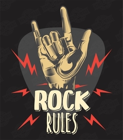 Camiseta HMC Premium (Rock Rules) Rock Wear