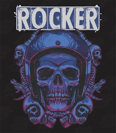 Camiseta HMC Premium (Rocker Skull) Rock Wear