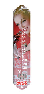 Termômetro Coca-Cola Pin Up Blonde