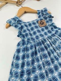 VESTIDO RAMOS AZUL - Mini Look