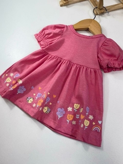 VESTIDO FLORES EM BOTONÊ MALWEE - loja online