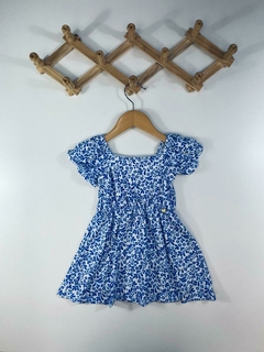 VESTIDO FLORIDO AZUL