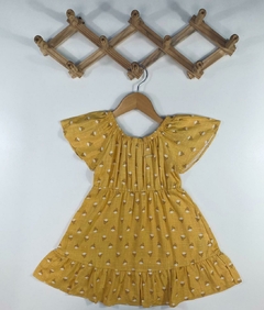 VESTIDO VISCOLINHO AMARELO