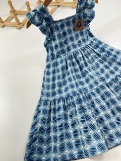 VESTIDO RAMOS AZUL - loja online