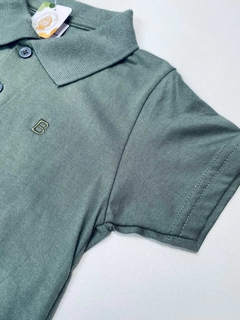 CAMISA GOLA POLO VERDE MILITAR - comprar online