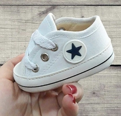 SAPATINHO ALL STAR BRANCO ESTRELA. C.C.