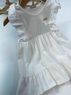 VESTIDO COTTON BABADO - comprar online