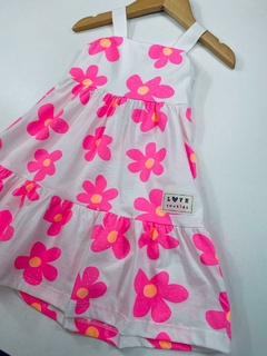 VESTIDO FLORES NEON - Mini Look