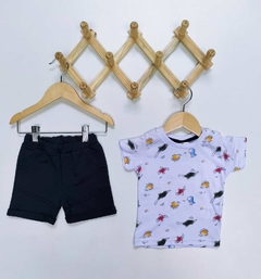 CONJUNTO DINO FUN ROAWRR MARINHO