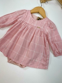 VESTIDO BODY VISCOSE ROSA NINI - loja online