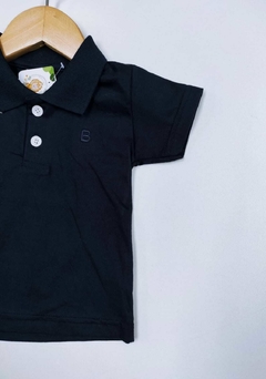 CAMISA GOLA POLO PRETA