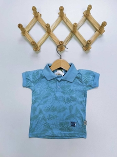 CAMISA GOLA POLO FOLHAGENS