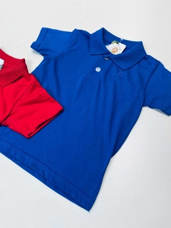 CAMISA GOLA POLO AZUL ROYAL