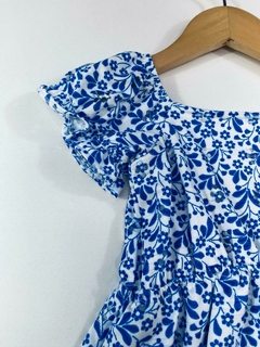 VESTIDO FLORIDO AZUL - comprar online