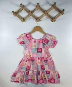 VESTIDO EM VISCOSE ROSA