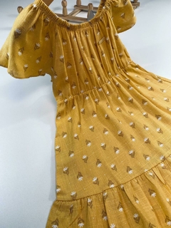 VESTIDO VISCOLINHO AMARELO - comprar online