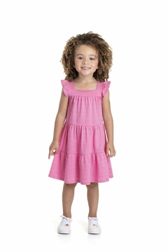 VESTIDO BABADOS PINK - comprar online