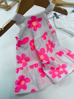 VESTIDO FLORIDO NEON na internet