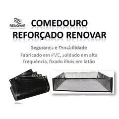 COMEDOURO (1,80 X 1,80 X 0,50m) MALHA 2mm em PVC - comprar online