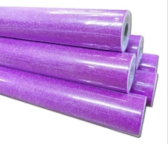 Contac Autoadhesivo Glitter Violeta