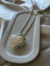 CONJUNTO CORAZON TRAMADO