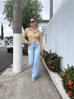 CALÇA WIDE LEG CLARA - Pamela Franco