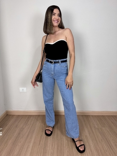 CALÇA RETA JEANS