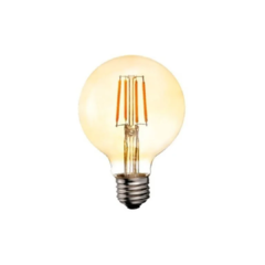 Lámpara globo 8W dorada dimerizable - comprar online