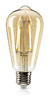Foco Led Vintage St64 Pera E26 Luz Calida 2700k Ambar Edison - comprar en línea