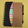 CADERNO KRAFT C/ BLOCO ADESIVO+REGUA+CADERNO