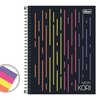 CADERNO KORI NEON COLEGIAL 1 MATERIA 80 FOLHAS TILIBRA