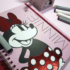 CADERNO SMART UNIVERSITARIO MINNIE 80FLS DAC - Tem de Tudo Papelaria