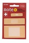 BLOCO ADESIVO BAND NOTE IT - 3 BLOCOS COM 60 FOLHAS MOLIN